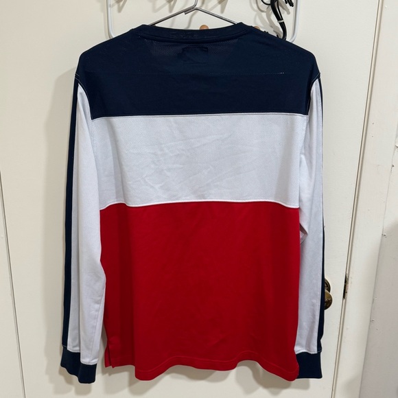 Stussy International Colorblock Long Sleeve Mesh Jersey BMX Skater Tee Size L - Picture 2 of 8